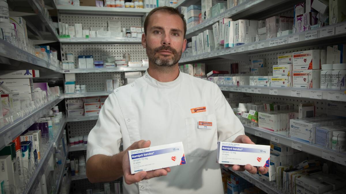Pharmacist and owner of Good Price Pharmacy, Greg Willday, says the federal government's move to make medicines cheaper and available in bigger batches will cause problems. Picture by Pete Hardin
