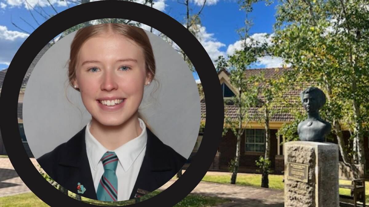 NEGS' Olivia Mihill has her sights set on studying either medicine or engineering after reaching a 93.9 ATAR score. 