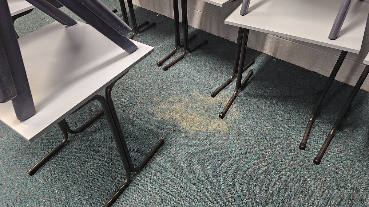 Dangerous mould outbreak discovered at Willyama High School in Broken Hill. Picture supplied

