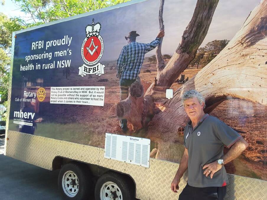 Bill Power, the registered nurse with the Men's Health Education Rural Van (MHERV). Picture supplied