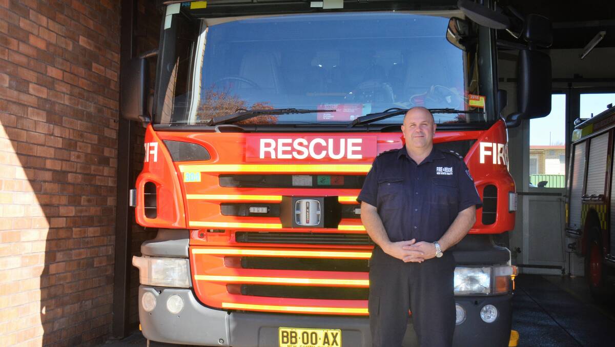 DOORS OPEN: Armidale fire station officer Steve McWhirter is encouraging community members to visit the Barney Street station on Saturday from 10am-2pm, as part of FRNSW's annual open day.