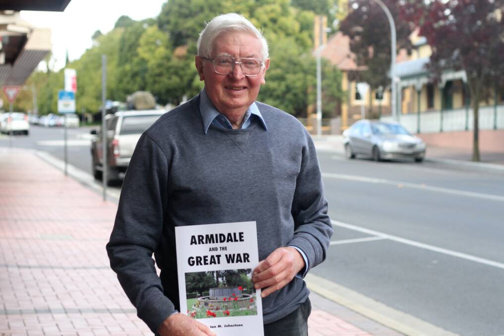 REMEMBERING: Armidale resident Ian Johnstone has written a book about the lives of soldiers and nurses from the city who volunteered in the Great War.
