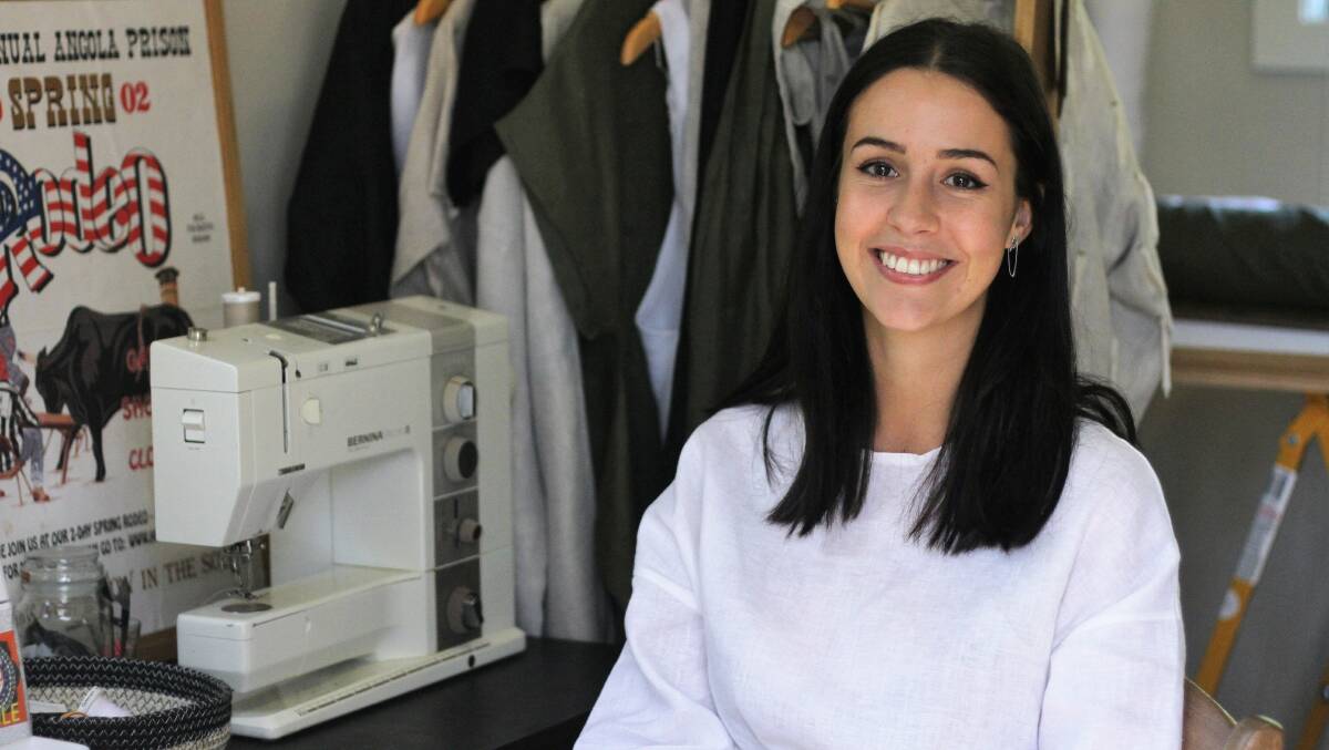 SUSTAINABLE: The Habadashery Club clothing label owner Georgia Epworth is advocating for change and transparency in the clothing industry.