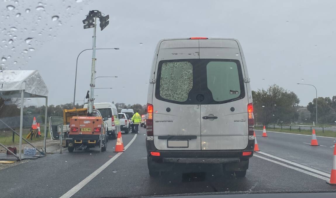 A Canberra man was turned around at Wodonga on Friday despite calling to check if his NSW travel permit was valid earlier that day. Picture: supplied