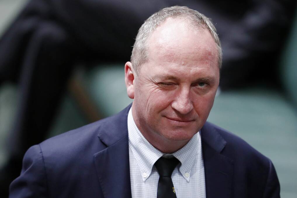 ON TOP: If a by-election were to be held, the polls show Barnaby Joyce is still the voters pick.