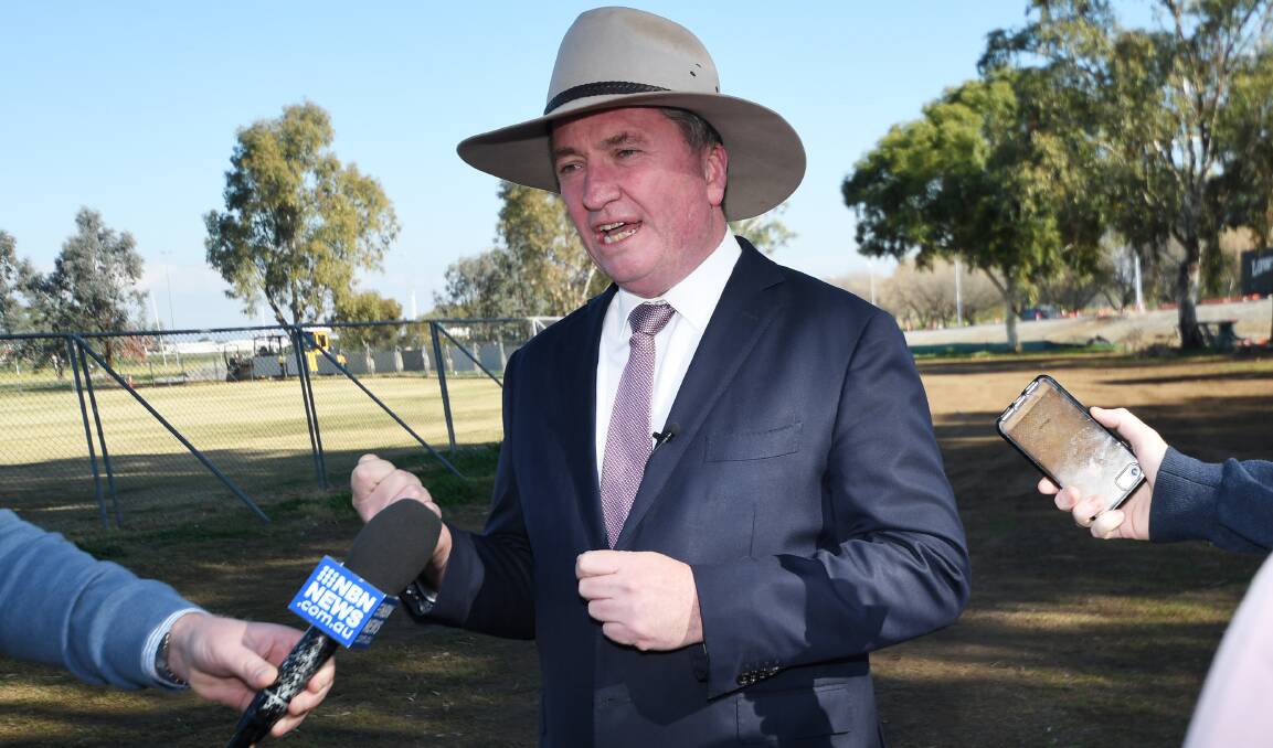 MORE TRAVEL: Barnaby Joyce's parliamentary expenditure jumped in the last quarter. Photo: Gareth Gardner