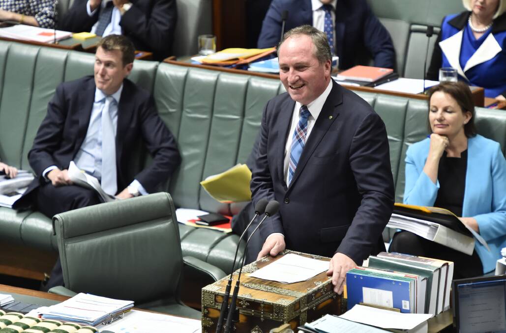 PUSHING AHEAD: Barnaby Joyce said the move would go ahead regardless of the report's findings.