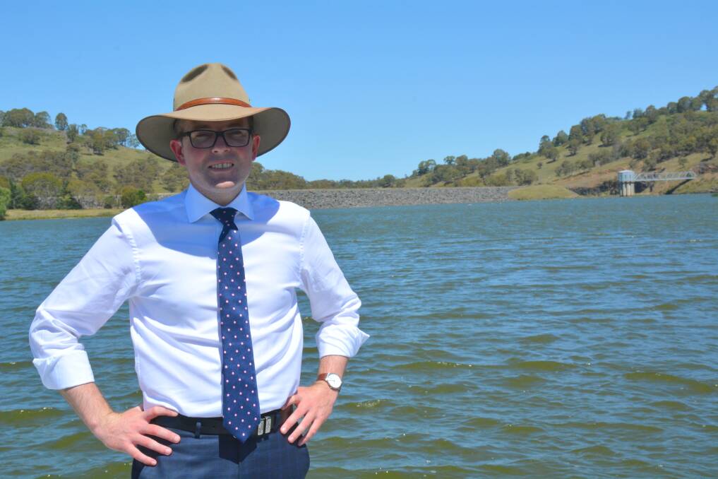 VISION: While it was never intended to be used straight away, Adam Marshall said the pipeline will save Guyra from running out of water.