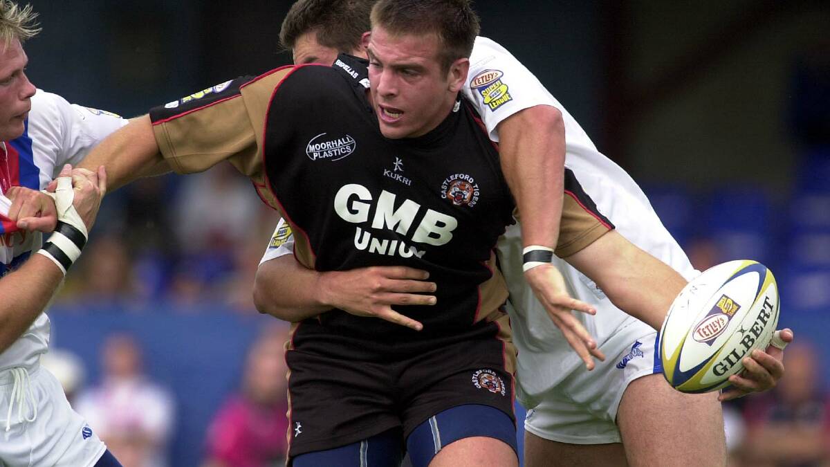 Andy Lynch's rugby league career. Photos: Supplied