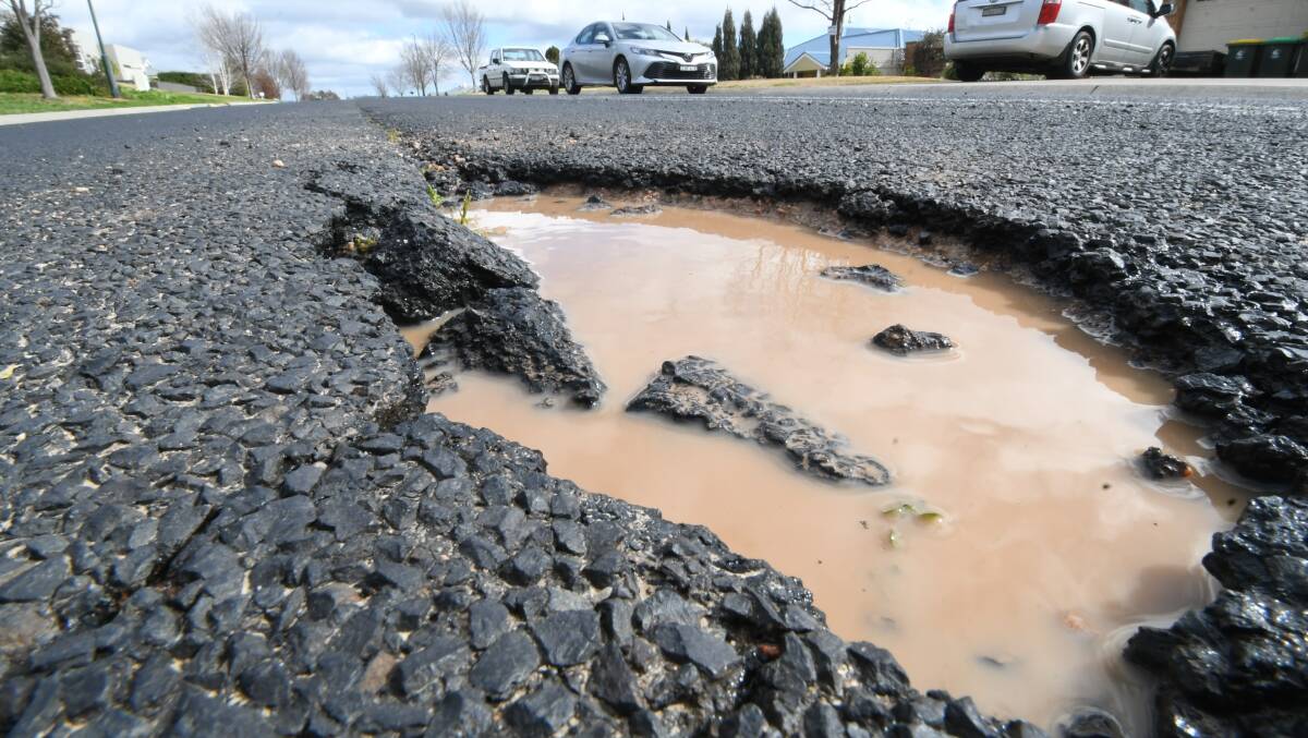 POTHOLE POLITICS: Bread and butter issues like the worrying state of our roads need to raised at election time. 