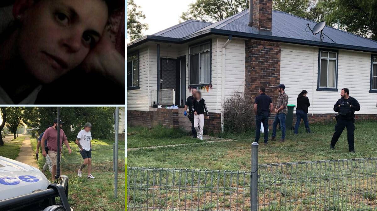Under arrest: Police raided homes in Armidale and Uralla on Thursday morning and arrested five people. Photo: NSW Police