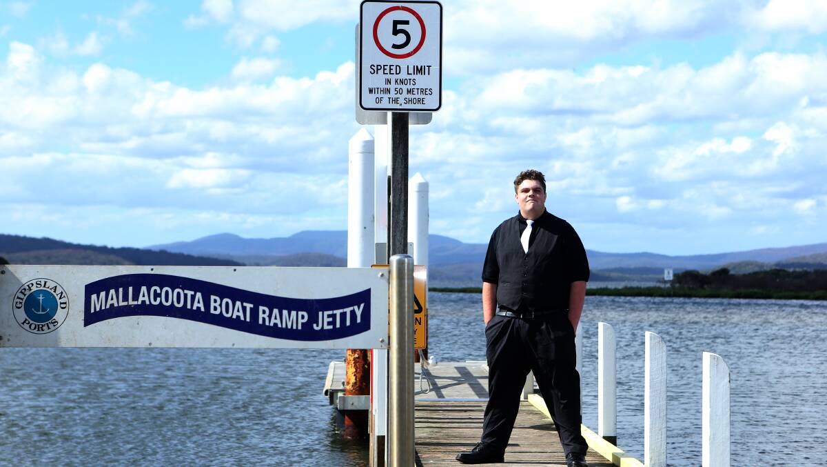 Adrian 'Big Ado' Rennie, who produced a hip hop track about Mallacoota's day of reckoning. 