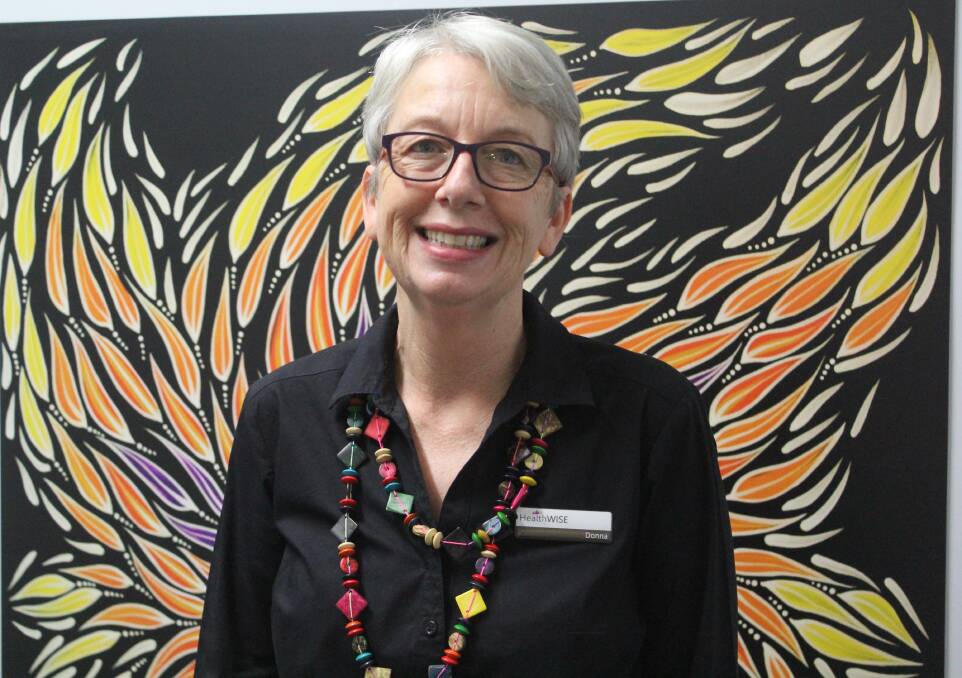 A SUPPORTIVE EAR: HealthWISE mental health lived experience worker and Aftercare program facilitator Donna Boughton can help people who have been touched by someone's suicide or suicide attempt.