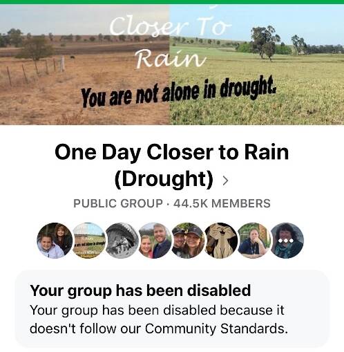 Facebook reinstates One Day Closer to Rain page after outrage