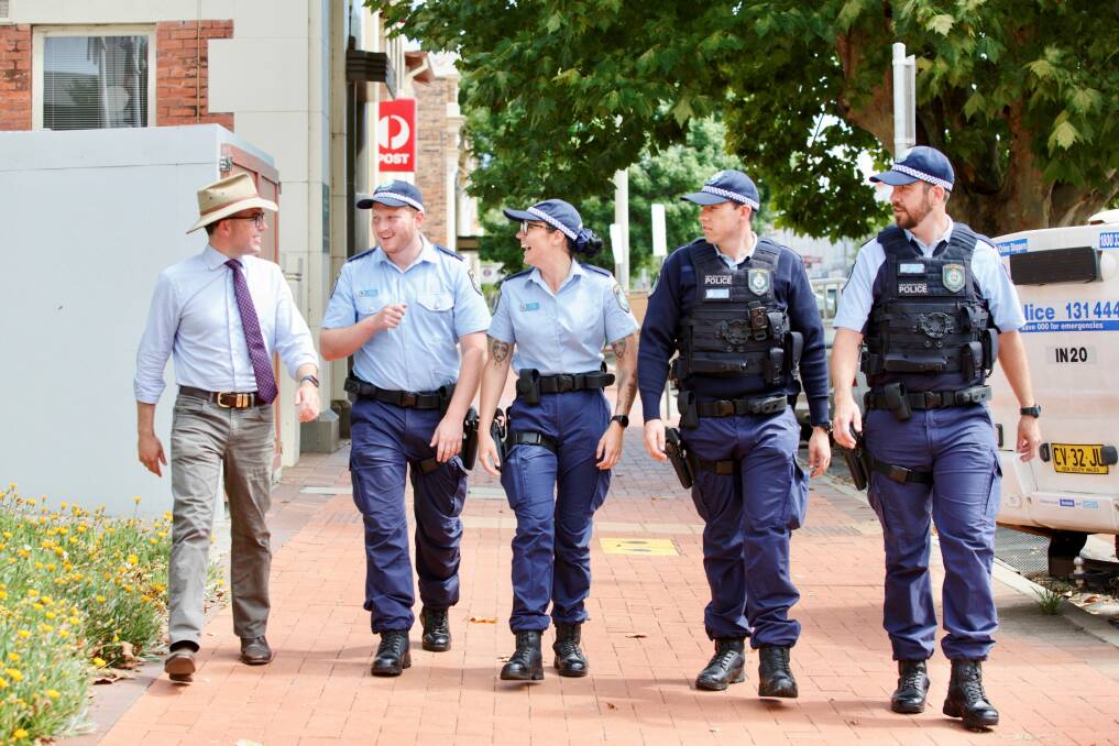 BEATING: Four new police officers have joined the New England Police District ranks and will be stationed in Moree, Armidale and Inverell. Photo: Supplied