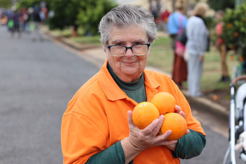 BIG BUNCHES: Bingara's tourist officer Jenny Mead, one of the organisers, thinks she hasn't seen crowds as plentiful as this year's.