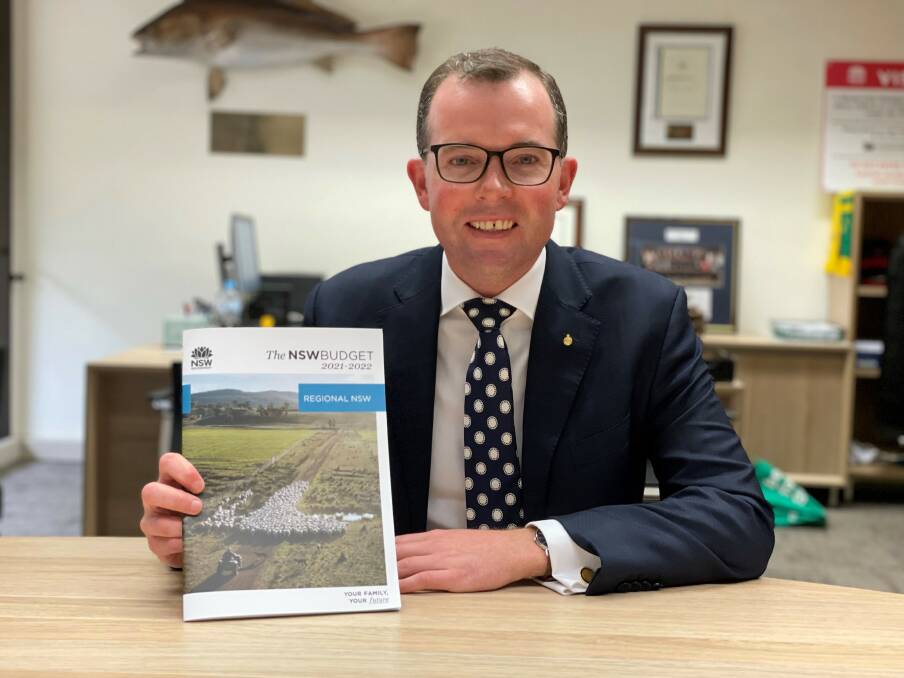 STRONG: Member for Northern Tablelands Adam Marshall is delighted with a record Budget for the region handed down today, with $349.52 million in capital expenditure over the next 12 months.