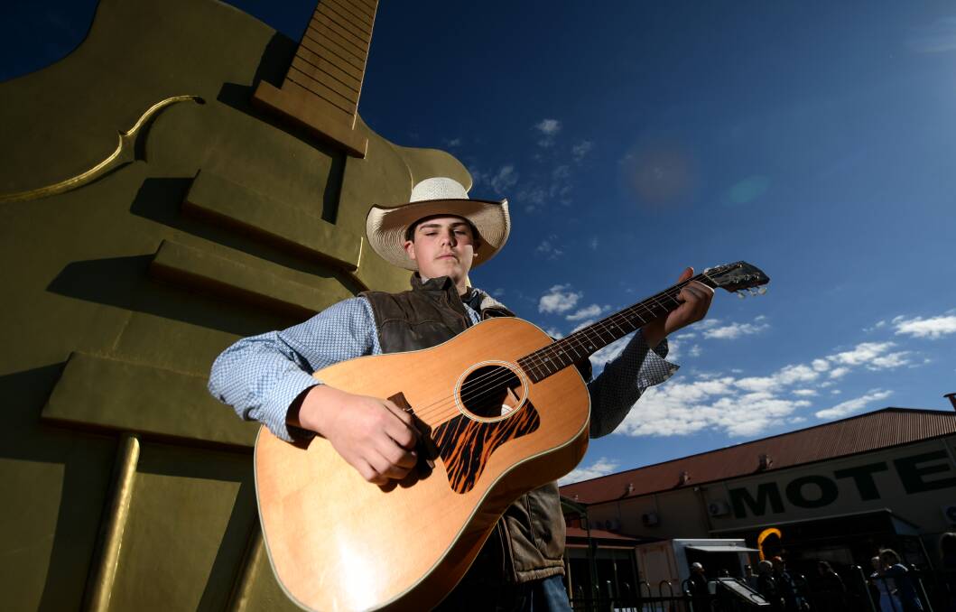 HAT IN THE RING: Charlie Fittler will be among the 60 artists performing at this year's Hats Off To Country event in Tamworth. Photo: Gareth Gardner 300120GGA09