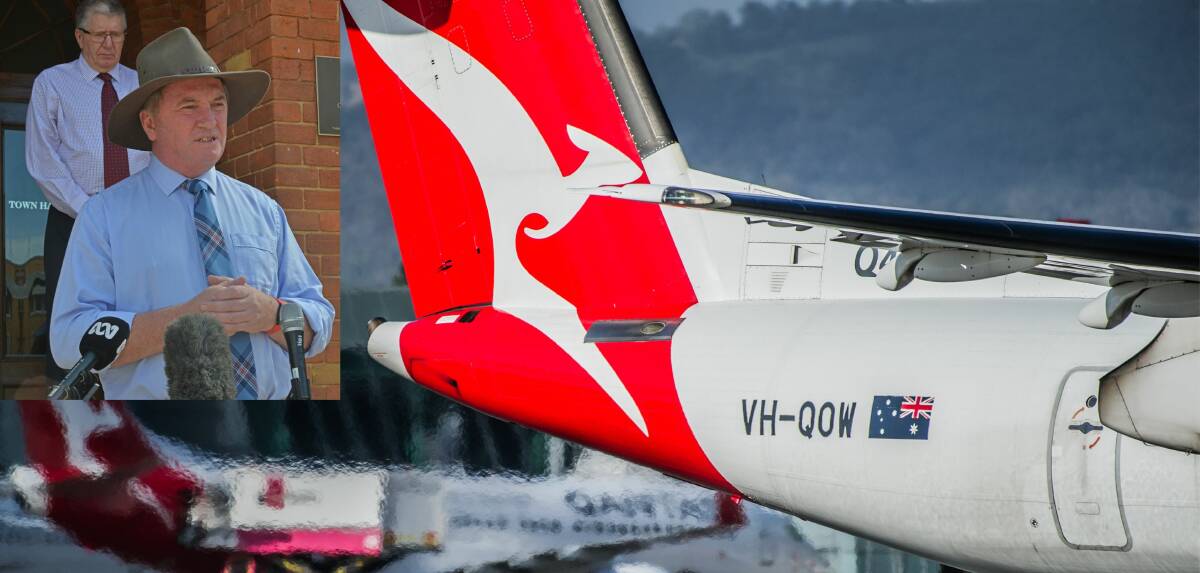TOUGH TIMES: New England MP has vowed to do all he can to save local Qantas jobs from the chopping block. 