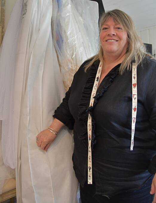 Despite making wedding dresses for more than 20 years, Melinda says it still gives her a thrill. 