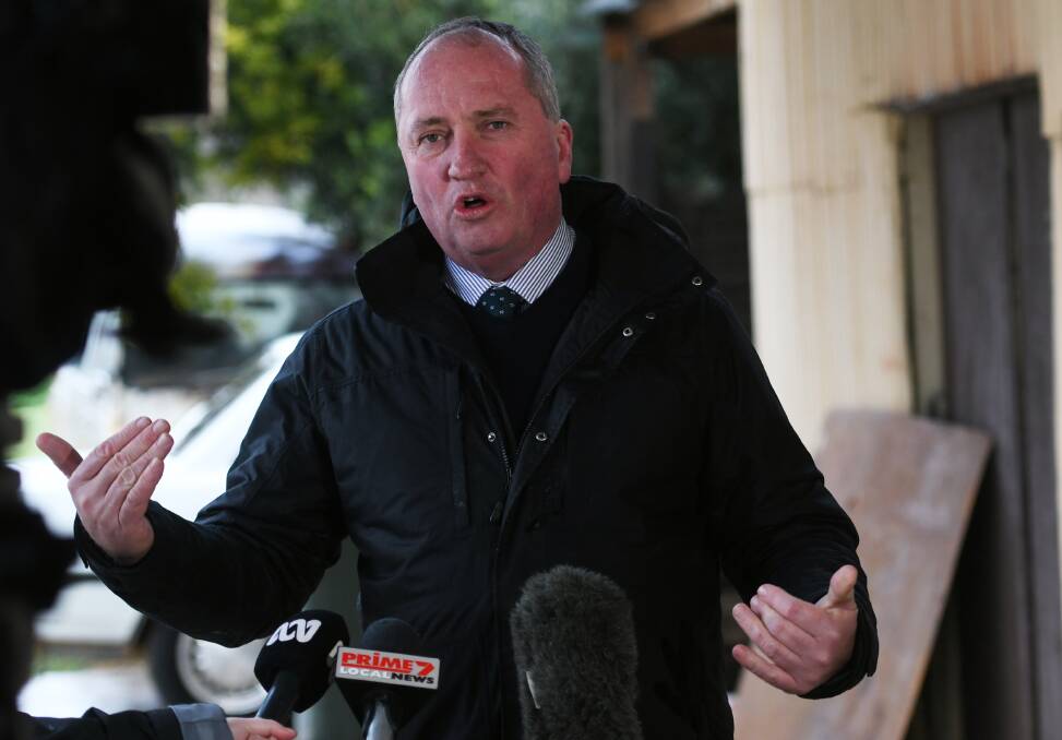GRAND RETURN: New England MP Barnaby Joyce was among those pushing for Parliament to resume either in person or online. Photo: Gareth Gardner 270720GGB08