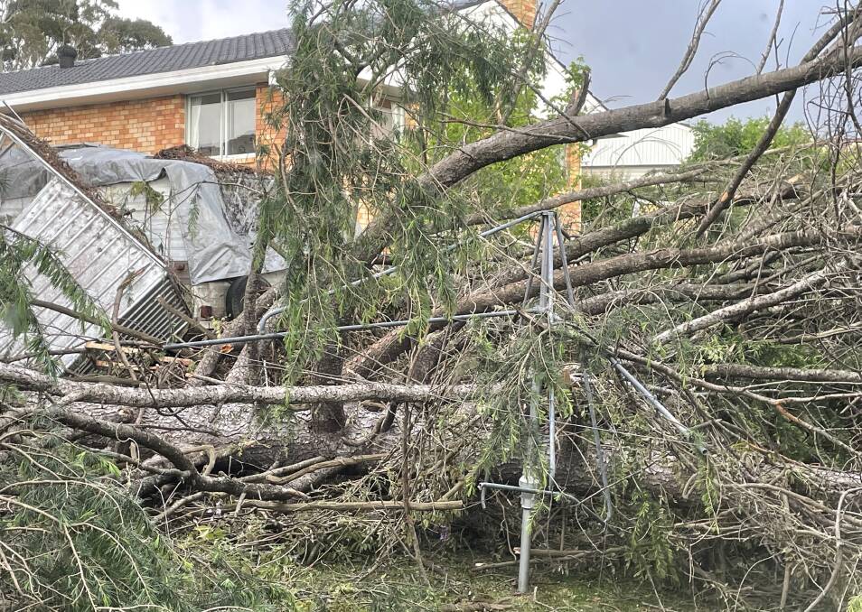 CARNAGE: More than 620 tonnes of waste was removed following the tornado in Armidale on October 14. Picture: Laurie Bullock.