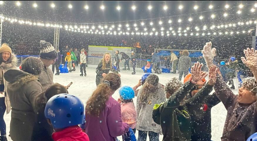 The Big Chill ice skating rink closes this Sunday.