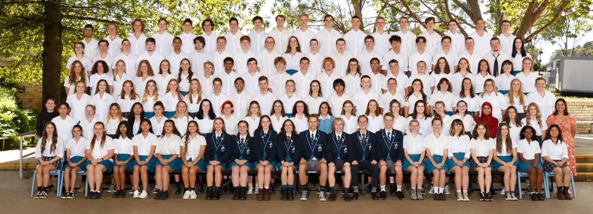 HIGH ACHIEVERS: Armidale Secondary College Year 12 class of 2020. Photo supplied.