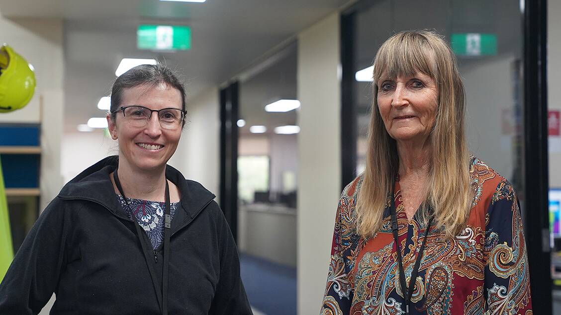 FOR THE LONG HAUL : Armidale Regional Council's manager financial services Kelly Stidworthy with Robyn Shanahan. Picture: supplied.