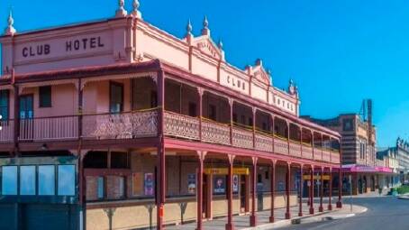 GOING, GOING, GONE: The Club Hotel will go to auction onsite on May 19. Picture: supplied.