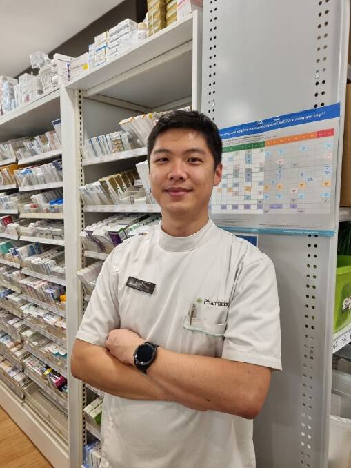 Josh Lee is pharmacist in charge at Mount View Pharmacy in Armidale and is waiting to get the green light to administer the AstraZeneca vaccine
