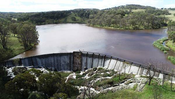 Malpas Dam has reached full capacity after the recent high rainfall
