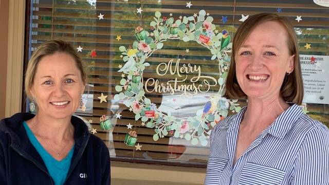 GIVIT Drought Relief Officer, Melissa Bowman, with Bec Whillock from the Walcha Town and Country Association. In the past 6 months, GIVIT has helped with purchasing more than $15,000 worth of items within the Walcha community