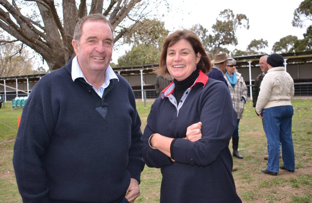 Eric Noakes and Sonia O'Keefe at a Rotary Drought Relief function in Walcha late last year