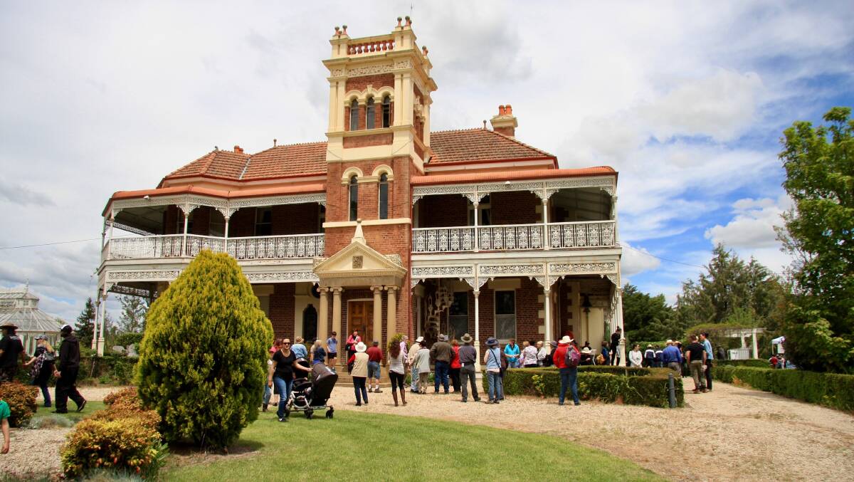 GLORY DAYS: Tours of the Edwardian mansion Langford built near the original camp of John Oxley are conducted hourly on Sunday. The Oxley Room contains much of the surveyor's personal correspondence.
