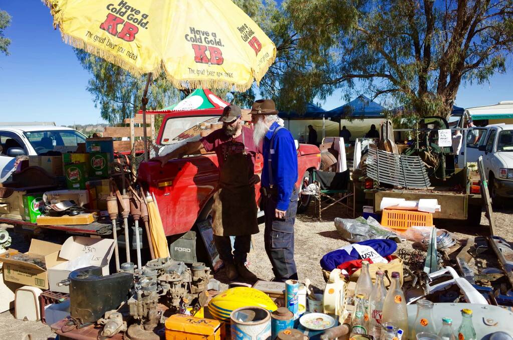 You can either de-clutter or clutter-up when this super swap meet comes to town