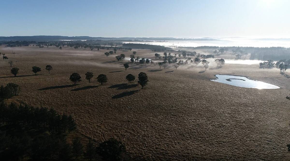 ENDLESS HORIZON: An aerial view of the location where the Metz Solar Farm will be built