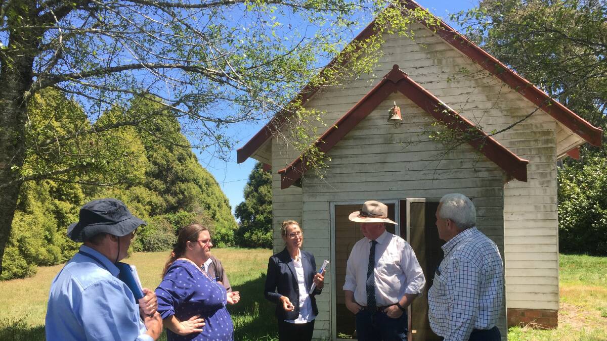 MP Barnaby Joyce discusses restoration plans for the historic Ebor church 