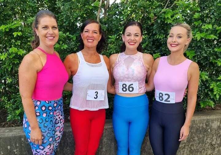 IN TOP FORM: Kylie Debreceny, Michelle Pearce, Hollie Cuttle and Natalie Bower. Picture: supplied.