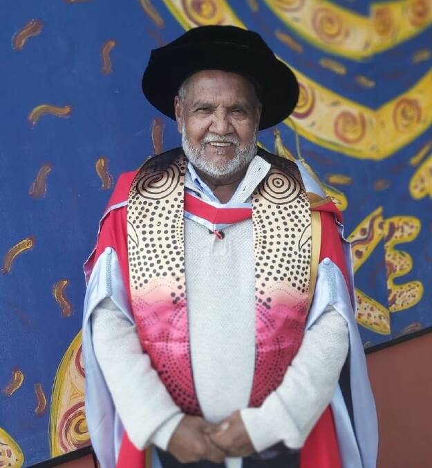 Dr Colin Ahoy at UNE's Oorala Centre last weekend. Picture: supplied.