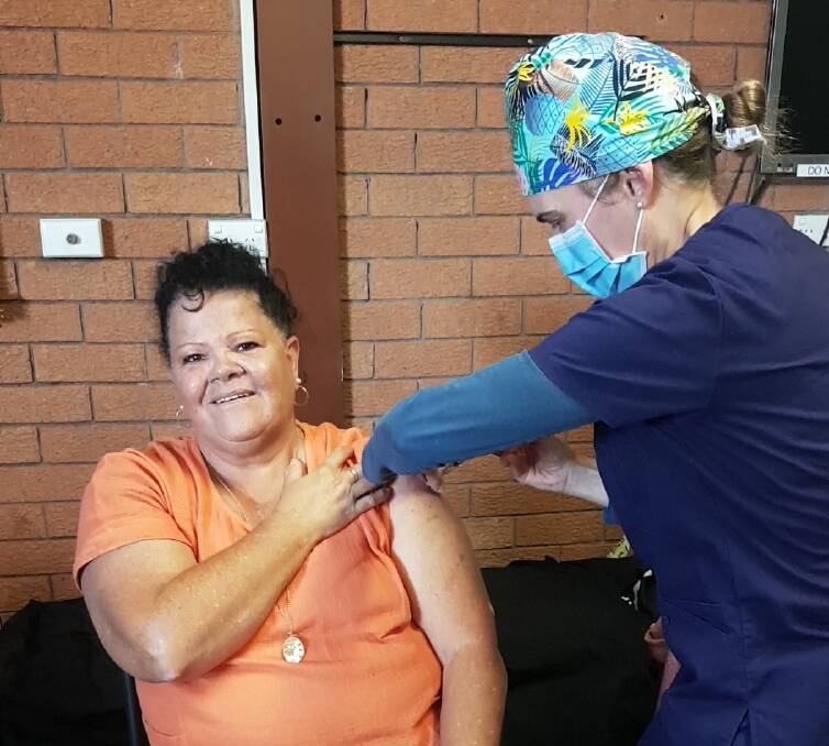 WHAT A RELIEF: Lynette Lackay is now fully vaccinated to protect her family and she is encouraging others to speak to their doctor and get vaccinated too. Photo supplied.