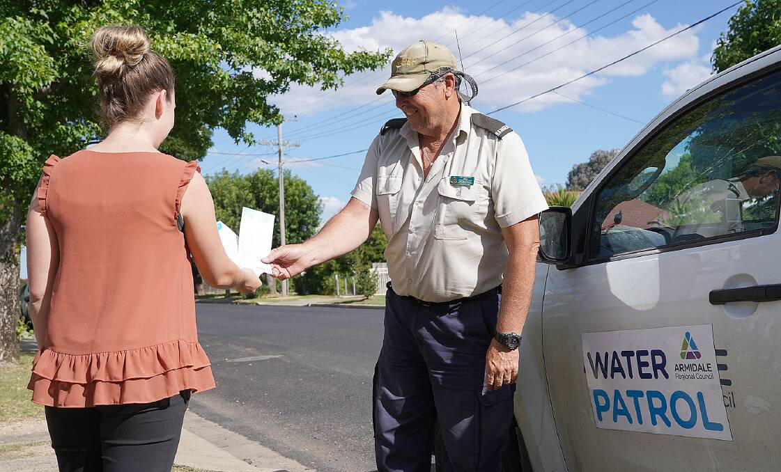 Armidale Regional Council Water Patrols will again encourage residents to adhere to Level 3 water restrictions.