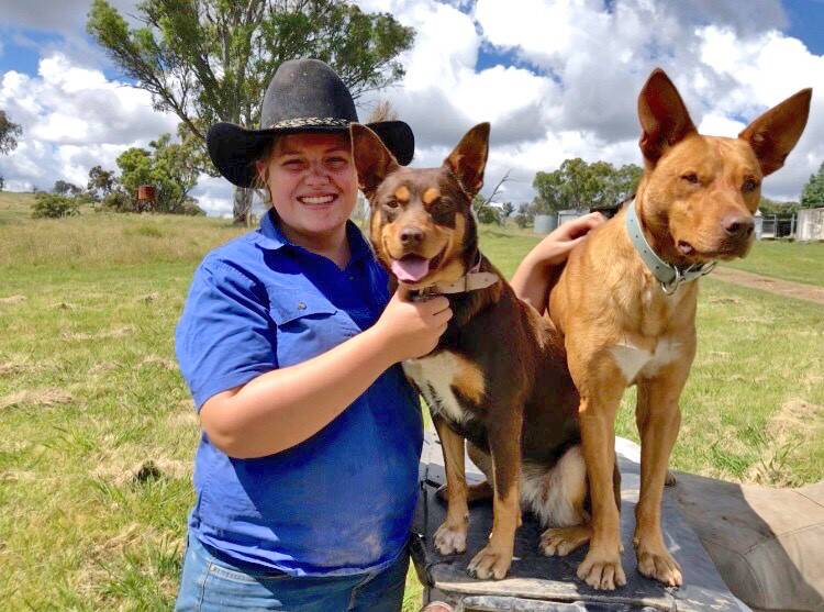 ROLE MODEL: Emma Pearson completed a Certificate II and Certificate III in Agriculture during high school and now has her Wool Classing ticket. Picture: supplied.