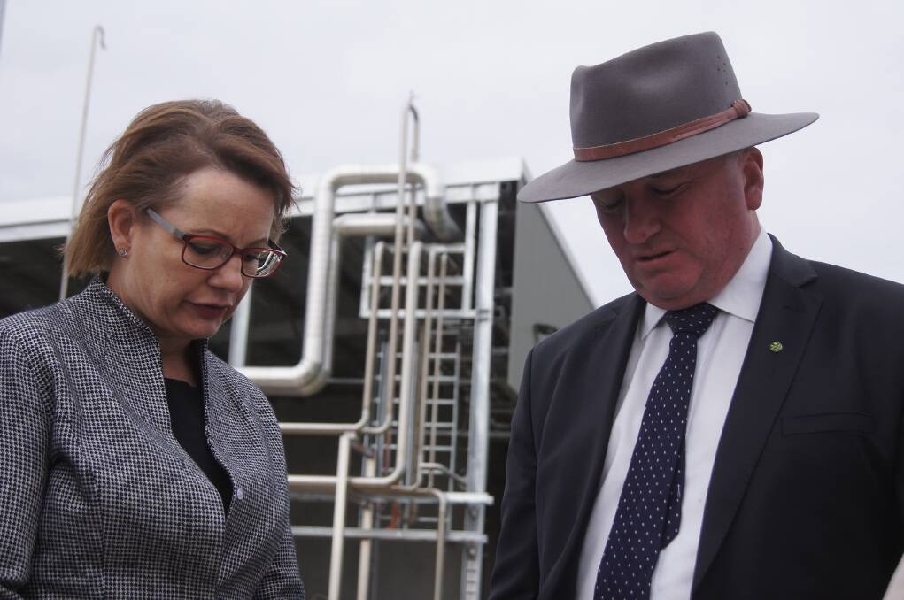 NSW rural Liberal MP Sussan Ley (left) with former Agriculture Minister Barnaby Joyce.