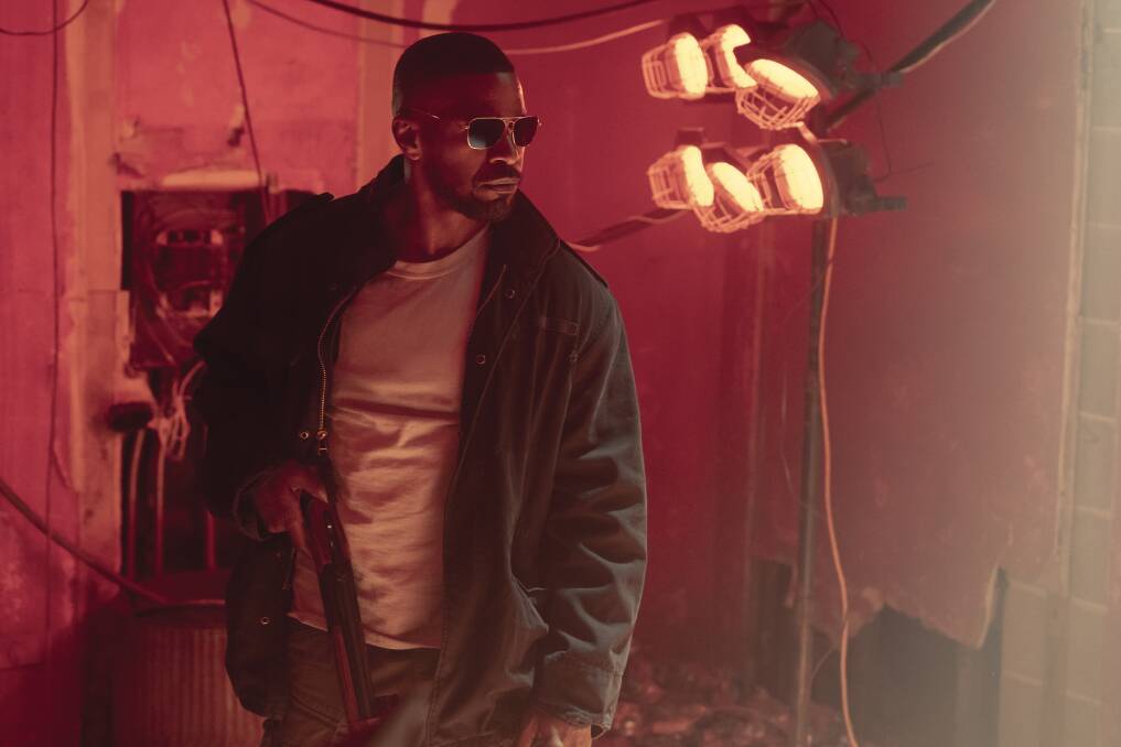 ON THE HUNT: Jamie Foxx plays Art in new Netflix action movie Project Power.
