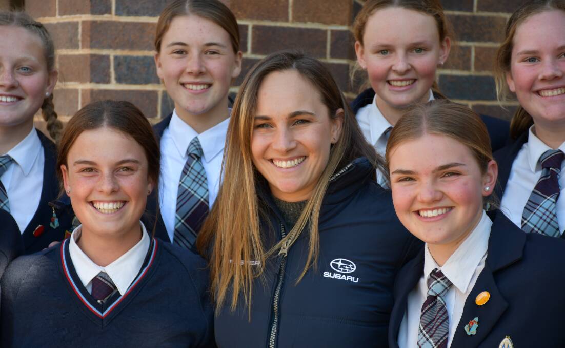 SPORTING PROWESS: Australian Rally Champion and NEGS Old Girl Molly Taylor was special guest at the Valedictory Day in September. 