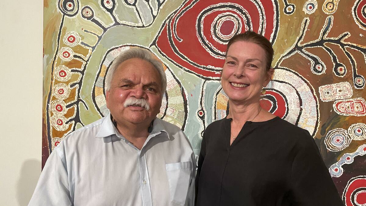 Local icon and motivational speaker Steve Widders made the welcome to country at the exhibition opening, while acting director public engagement at the Art Gallery of NSW, Sally Webster, gave a brief overview of the Wynne collection. 