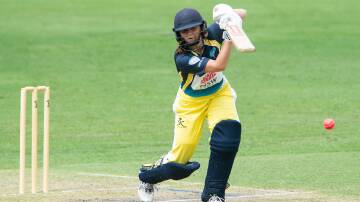 ON FIRE: Claire McGuirk was on song with both bat and ball for Central North. Photo: Cricket NSW