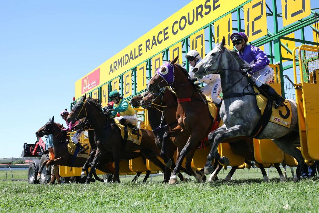 The Armidale Jockey Club will hold the ClubsNSW race day on Tuesday. Photo: File