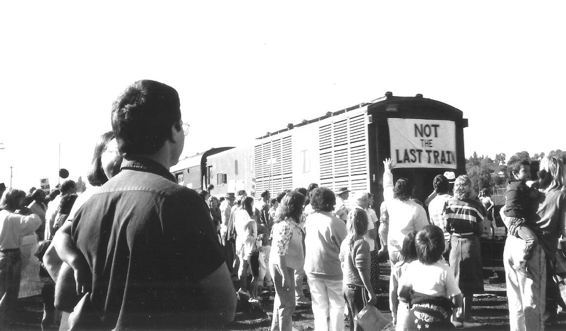 The last train leaves Armidale in 1990, but after a community campaign, the service would resume almost four years later in November 1993.